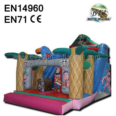 Jungle Commercial Inflatable Pirate Slide