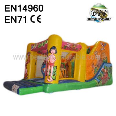 Inflatable Bounce House Slide For Kids