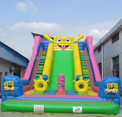 Spongebob Inflatable Slide For Kids And Adults
