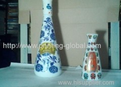 Thermal transfer film for conical products