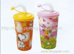 Thermal transfer film for conical products