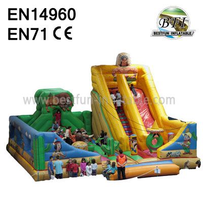 Big Inflatable Slides For Park