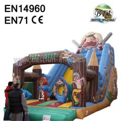 Giatn Pirate Inflatable Slides For Sale