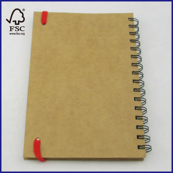 A5 spiral notebook with foiling