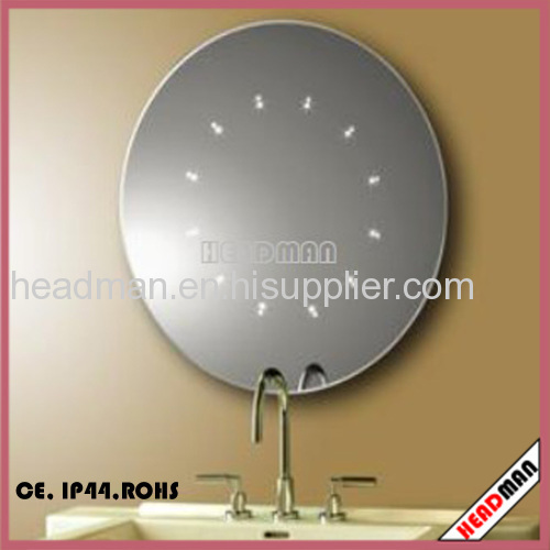 round shape high quality led mirror with IP44 cerfiticate