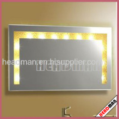 colorful led lamp mirror with high quality IP44,ROHS