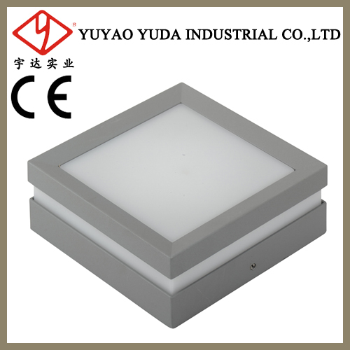 Square opoal pc diffuser Ceiling LED light outdoor