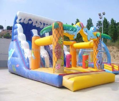 Jugle Surf Wavy Inflatable Slide