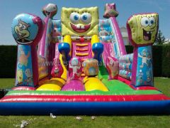 High Quality Spongebob Inflatable Backyard Water Slides