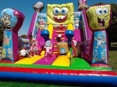 High Quality Spongebob Inflatable Backyard Water Slides