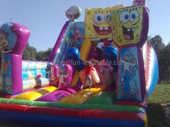 High Quality Spongebob Inflatable Backyard Water Slides