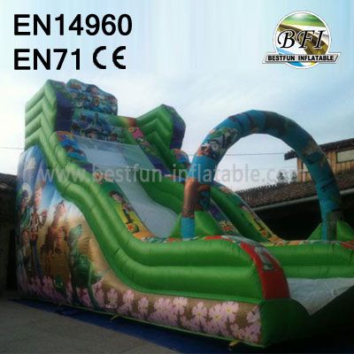 Commercial Big Full Print Inflatable Slide