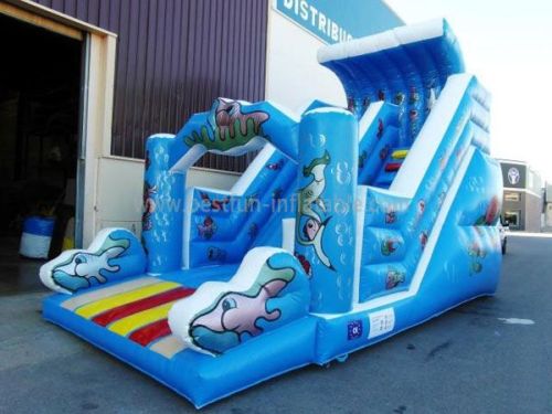 Commercial Inflatable Sea World Slide For Sale