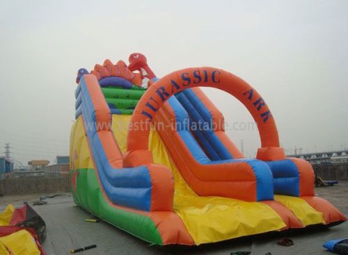 Inflatable Dino Dry Slide