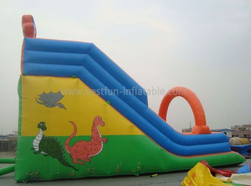 Inflatable Dino Dry Slide