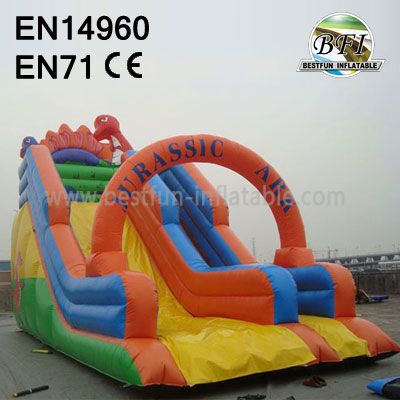 Inflatable Dino Dry Slide
