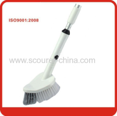 Rotating by 360° with button bathroom and corner white brush