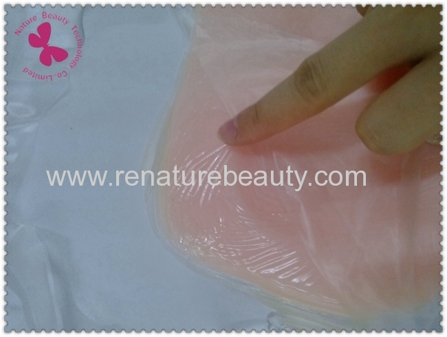 Natural feel realistic silicone breast forms for cross-dresser