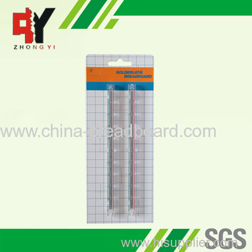 2 strips transparent bus breadboard ZYJ-200