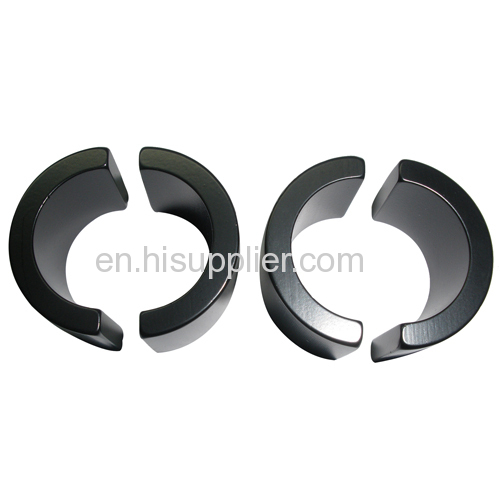 Black smooth arc NdFeB magnets