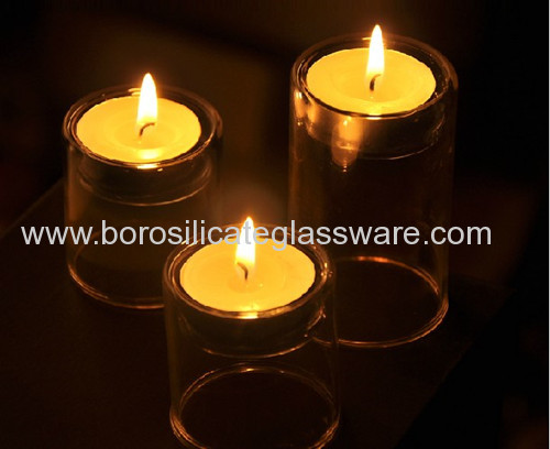  Nice Dining Table Borosilicate Glass Candle Holder