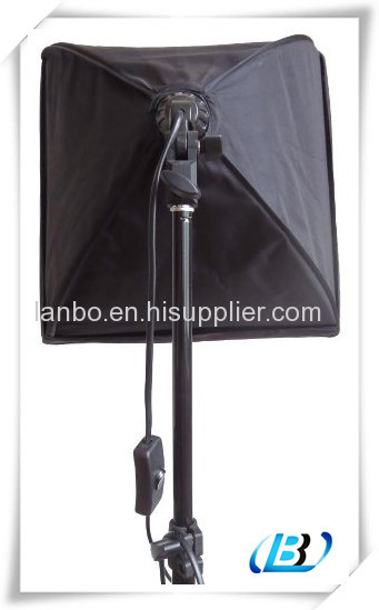 Square Softbox kit 5400K Quick Folding Softbox Continuous Lighting Stand kit with carry case