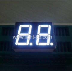 High brightness pure green 7 segment led display dual digit 0.56