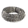 diamond wire saw for granite block squaring 40 beads 11.0mm diameter Rubber sintered