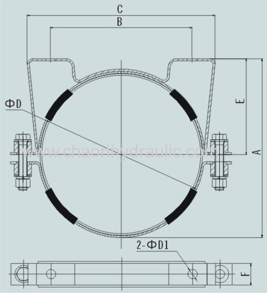 hoop for bladder accumulator