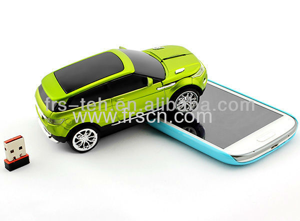 RF-455 wireless LAND ROVER car shape 3D optical usb mouse