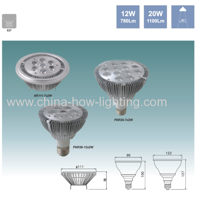 EPISTAR 6-17V 780lm led bulb 12w 