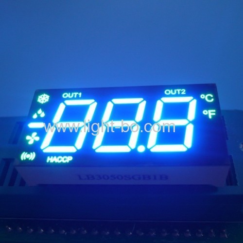 White/Red/Yellow 7 Segment LED Display 3 Digit Common cathode for Refrigerator temperature controller