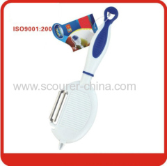 Strong cleaning capacity +vegetables knife Blue and white kitchen cleaning brush