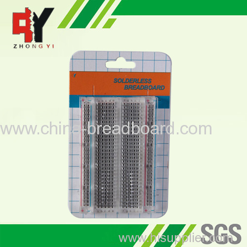 ZYJ-60 - - 400 points transparent solderless Breadboard