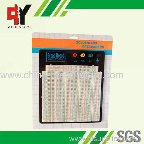 ZY-208 - - 3220 points solderless breadboard