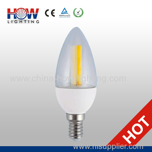 2013 New product E14 2.2W CRI 80 270LM LED COB bulb with 320 Deg beam angle