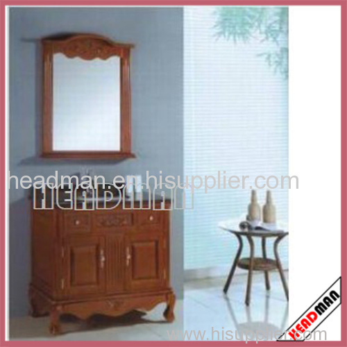 European Style Bathroom Vanity and Mirror Cabinet