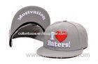 100% Cotton Snapback Fitted Caps With Adjustable Velcro , Printed Hip Hop Hats With Custom Logo