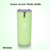 15ml 30ml 50ml Green V shaped acrylic airless bottle
