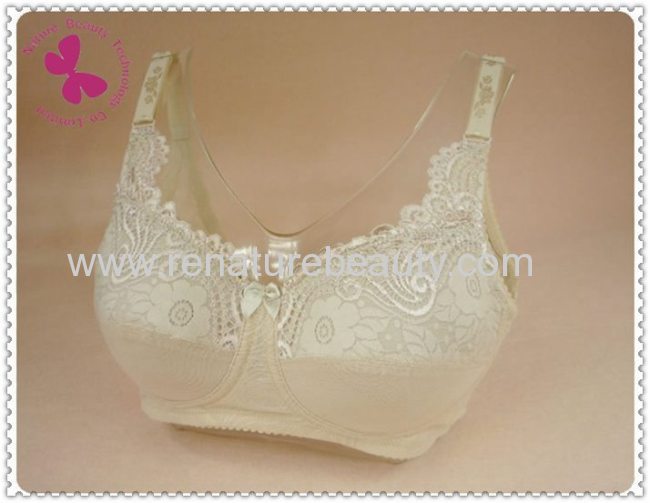 Holding silicone breast form underwire breast cancer mastectomy bras