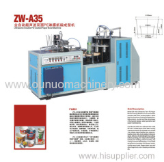 ZW-A35 Automatic Ultrasonic Double PE Paper Bowl Machine