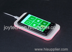 Qi wireless charger with LED band