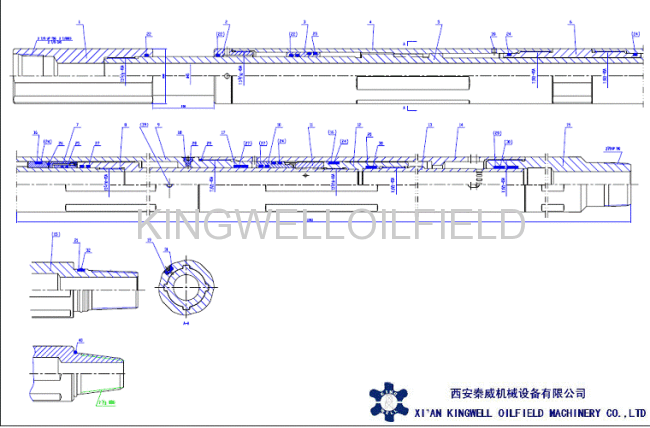 DST Tools 4 5/8Ful-Flo Hydraulic Circulating Valve