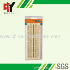 840 points slide type solderless breadboard