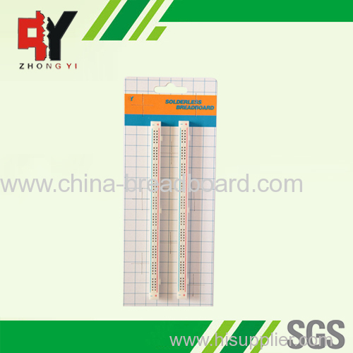 2 strips distribution breadboard