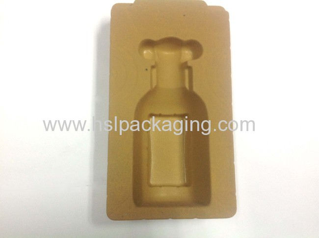 factory provide ps flocking blister tray for wine packaging