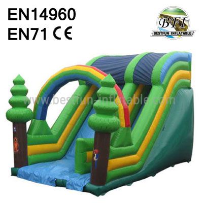 Inflatable Tree Slide With Air Blower