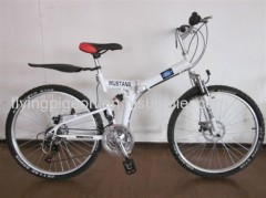 26" folding mountain bike MTB with shimano 18speed disc brake