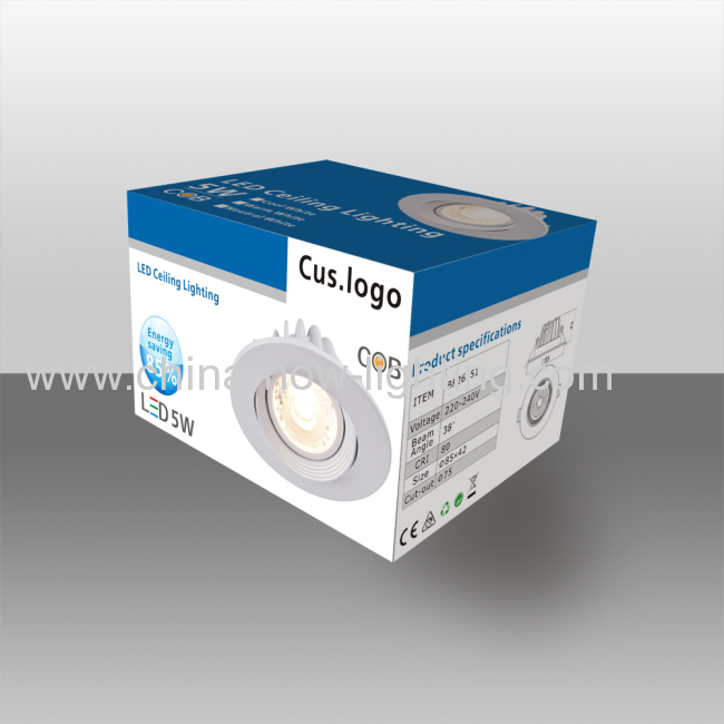 recessed led downlight popular market selling