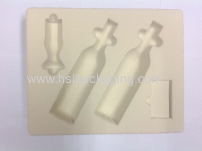 white flocking packing tray for valve flocking packing box